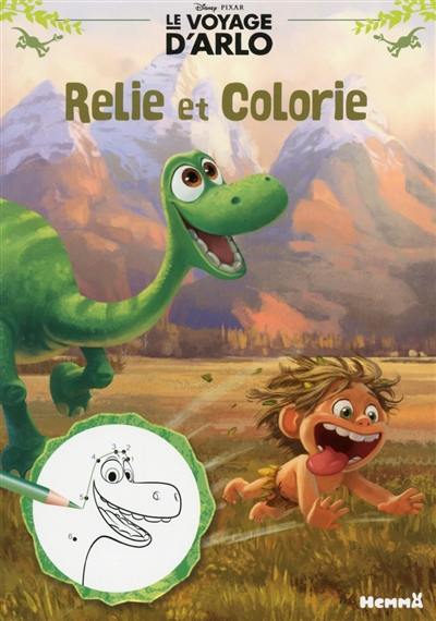 Le voyage d'Arlo : relie et colorie