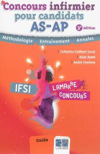 Concours infirmier pour candidats AS-AP : méthodologie, entraînement, annales