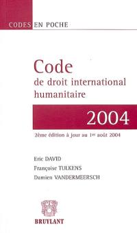 Code de droit international humanitaire