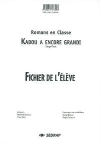 Kabou a encore grandi : fichier de l'élève