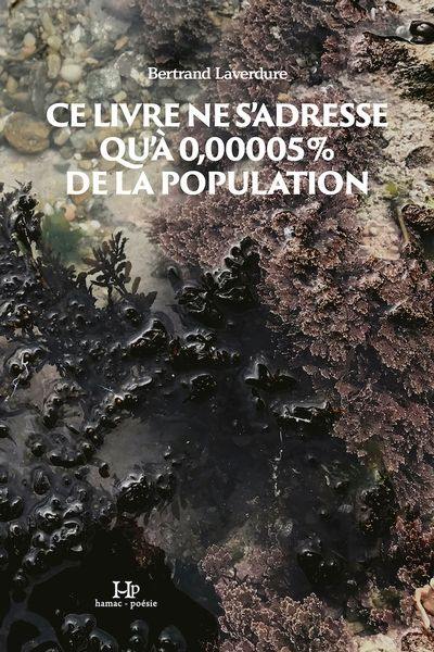 Ce livre ne s'adresse qu'à 0,00005 % de la population