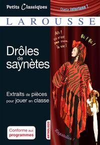 Drôles de saynettes : extraits de pièces pour jouer en classe