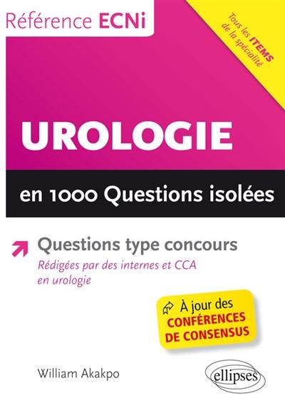 Urologie en 1.000 questions isolées