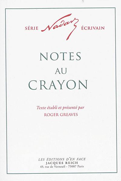 Notes au crayon