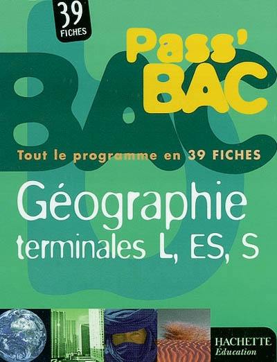 Géographie, terminales L, ES, S