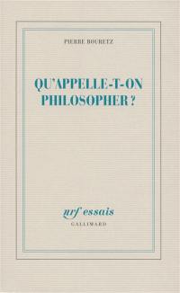 Qu'appelle-t-on philosopher ?