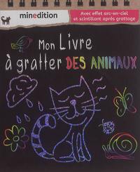 Mon livre à gratter des animaux