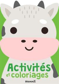 Vache : activités et coloriages