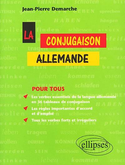 La conjugaison allemande