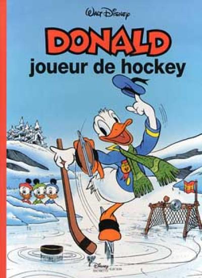 Donald joueur de hockey