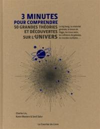 3 minutes pour comprendre 50 grandes théories et découvertes sur l'Univers : le big bang, la relativité générale, le boson de Higgs, les trous noirs, les collisions de galaxies, les mondes multiples...