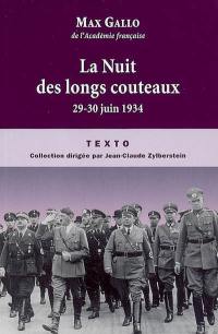 La nuit des longs couteaux : 29-30 juin 1934