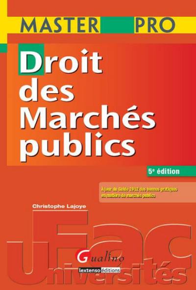 Droit des marchés publics