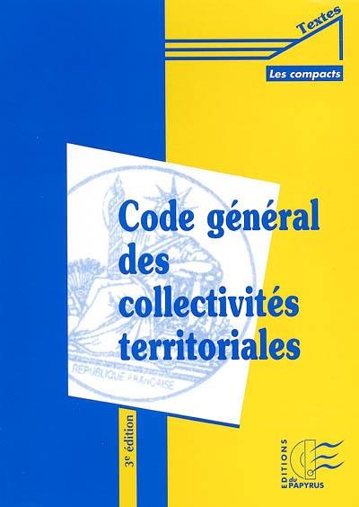 Code général des collectivités territoriales