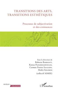 Transitions des arts, transitions esthétiques : processus de subjectivation et des-croissances : actes du colloque,  5, 6, 7 mars 2018, Musée d'art et d'histoire de Saint-Denis, Université Paris 8, Institut national d'histoire de l'art