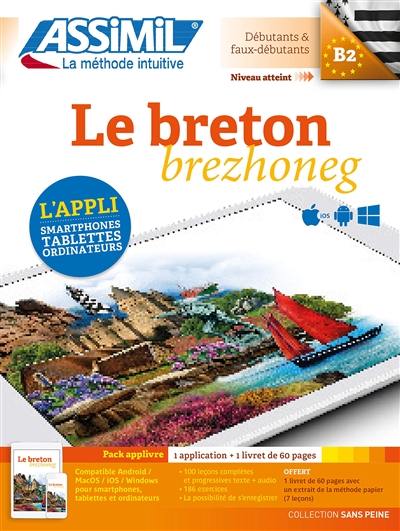 Le breton : débutants & faux débutants, niveau atteint B2 : pack applivre