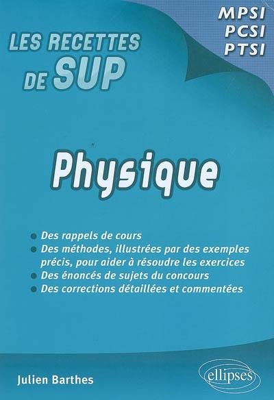 Physique : MPSI, PCSI, PTSI