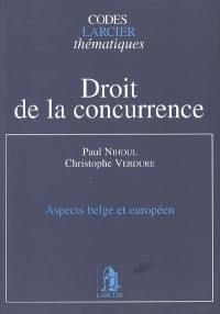 Droit de la concurrence : aspects belge et européen