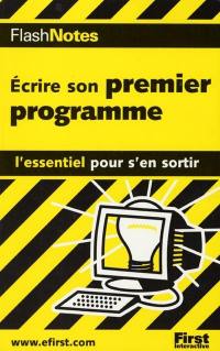 Ecrire son premier programme