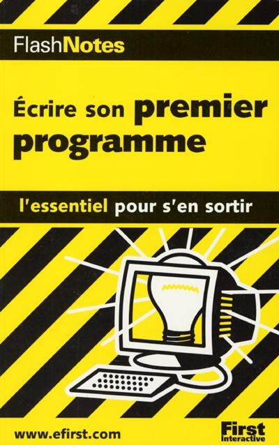 Ecrire son premier programme