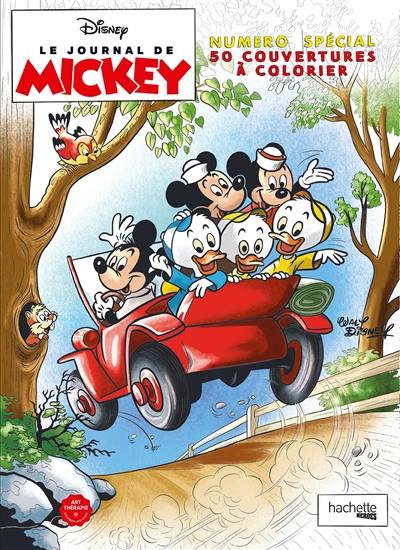 Le journal de Mickey : numéro spécial : 50 couvertures à colorier