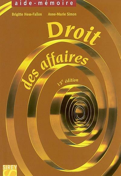 Droit des affaires