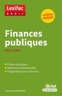 Finances publiques : licence & master