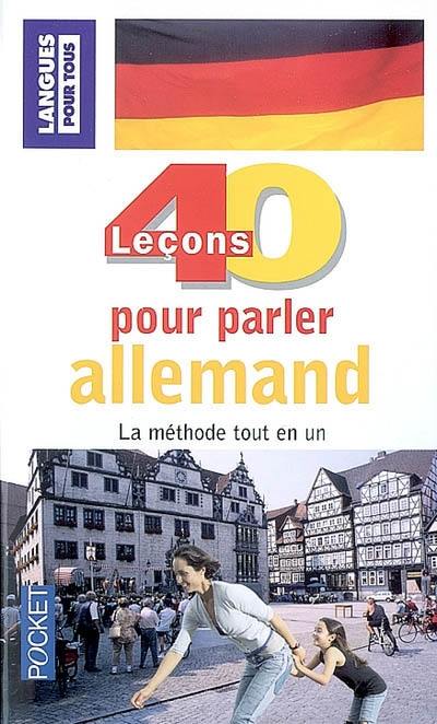 40 leçons pour parler allemand