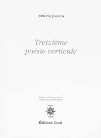 Treizième poésie verticale