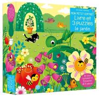 Le jardin : mon petit coffret livre et 3 puzzles