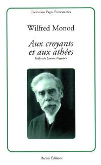 Aux croyants at aux athées