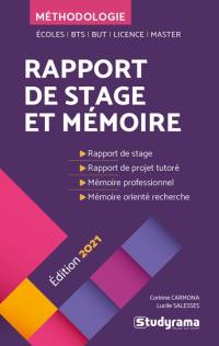 Rapport de stage et mémoire : écoles, BTS, DUT, licence, master