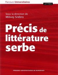 Précis de littérature serbe