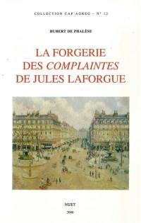 La forgerie des complaintes de Jules Laforgue