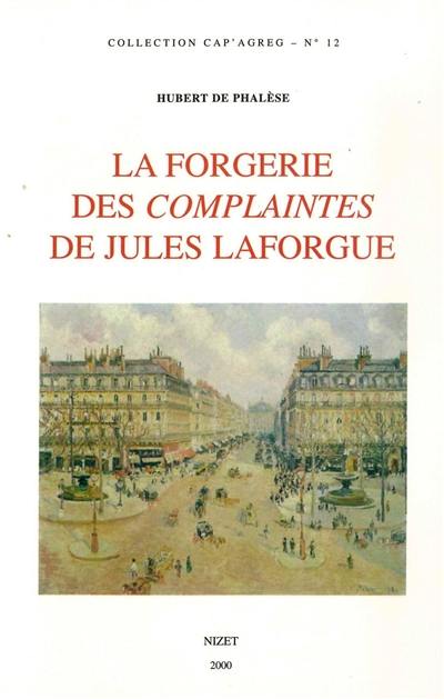 La forgerie des complaintes de Jules Laforgue