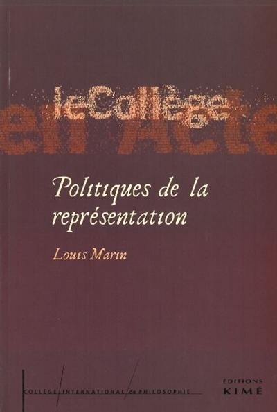 Politiques de la représentation