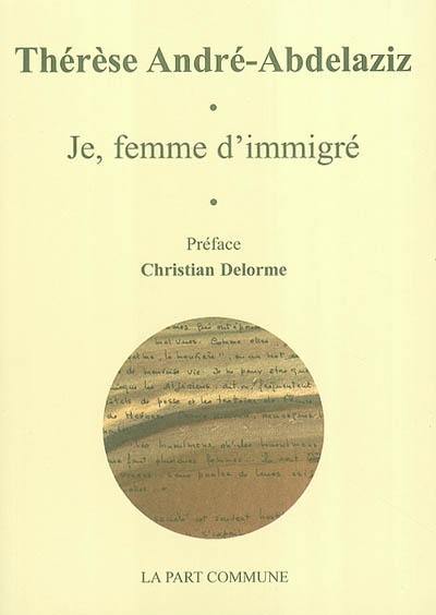 Je, femme d'immigré