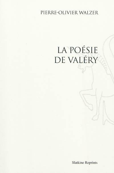 La poésie de Valéry