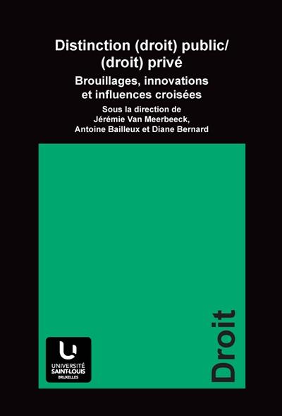 Distinction (droit) public-(droit) privé : brouillages, innovations et influences croisées