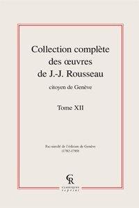 Oeuvres complètes. Vol. 12