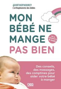 Mon bébé ne mange pas bien : de la naissance à 6 mois : des conseils, des massages, des comptines pour aider votre bébé à manger