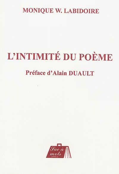 L'intimité du poème