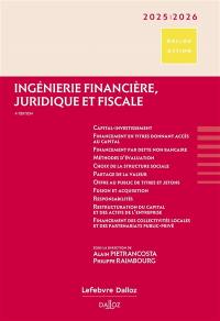 Ingénierie financière, fiscale et juridique 2025-2026