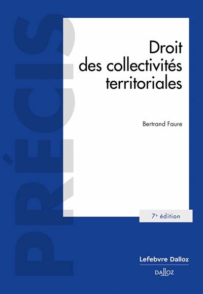 Droit des collectivités territoriales