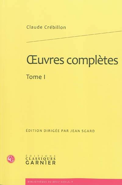 Oeuvres complètes. Vol. 1