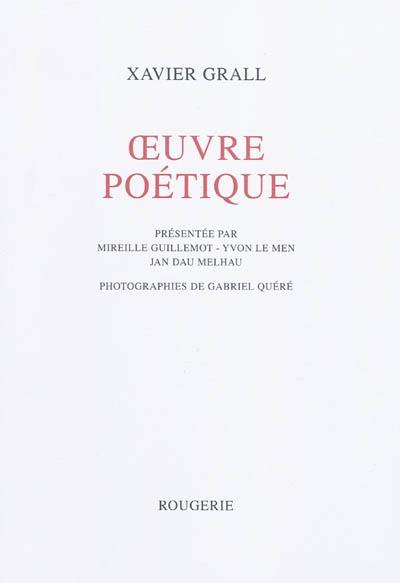 Oeuvre poétique