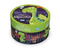 La forêt des dragons : livre + puzzle géant