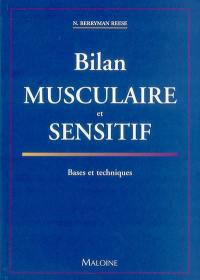 Bilan musculaire et sensitif : bases et techniques