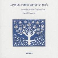 Coma un crostet darrèir un crofe : littérature orale et populaire occitane en bordelais : dictons, chansons, formulettes, devinettes, cris de la rue et de la campagne