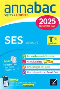 SES spécialité, terminale générale : nouveau bac 2025